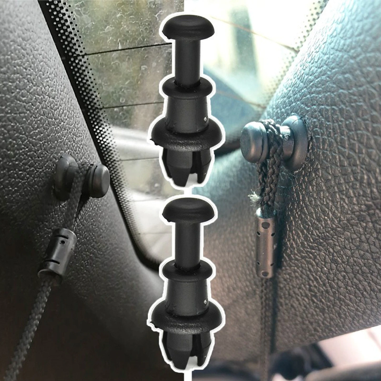 2Pcs/Pair Boot Trunk Parcel Shelf Tray Strap String Clips Hook Tonneau Pivot Holder FOR Audi A3 S3 MK2 8P 8V Q5 SQ5 8R Q2 Q3