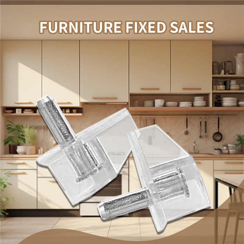 LICE-3mm pinos de prateleira claro suporte estacas armário prateleira estacas clipes prateleira suporte estacas para móveis de cozinha