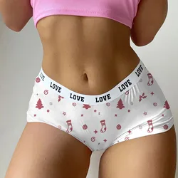 Valentine's Day Sweet Panties Women Breathable Underwear Comfort Cute Girls Briefs Ladies Seamless Lingerie