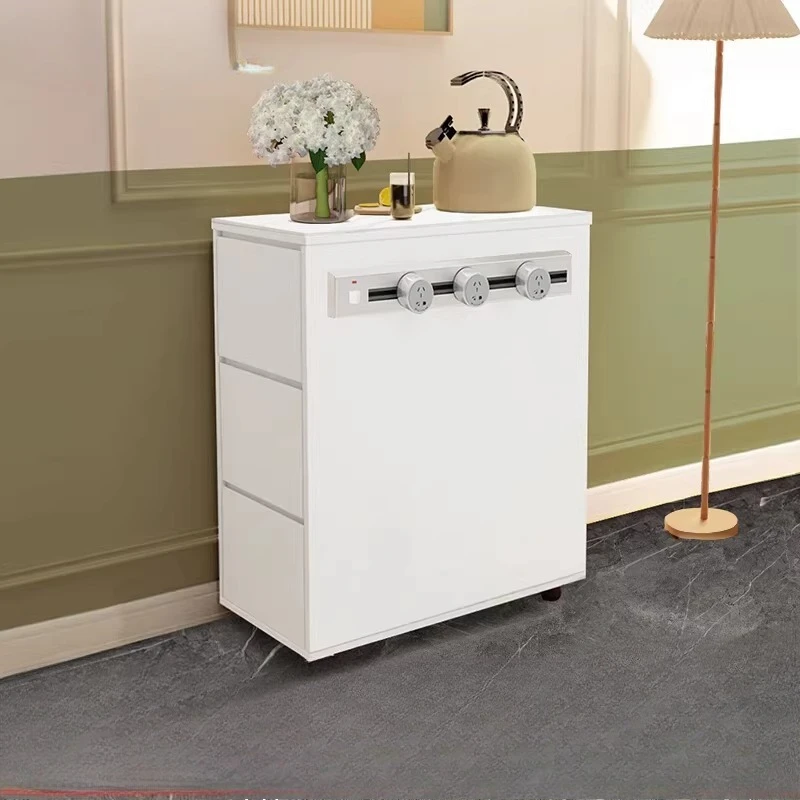 

Cream wind rock slab island platform open kitchen mobile island platform small apartment living room locker 8E63