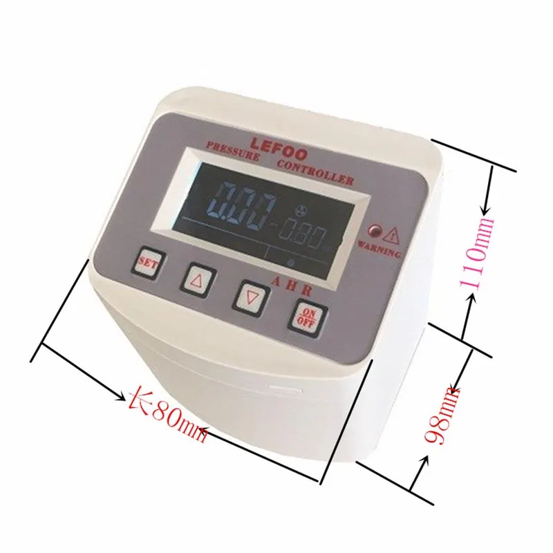 110V/220V 0-50 Bar Digital Pressure Switch for Gas Liquid Water Pump Air Cpmpressor Controller with LCD Display