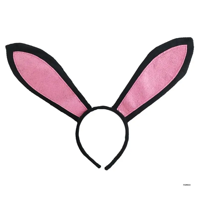 Easter Long Bunny Ears Headband Lovely Rabbit Animal Cosplay Plush Hair Hoop