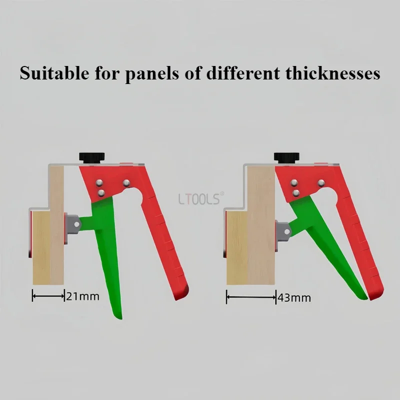 프레스 타입 빠른 서랍 클램프 서랍 패널 설치 클립, 목공 패널 장착 클립, 목공 캐비닛 DIY 보조 지그