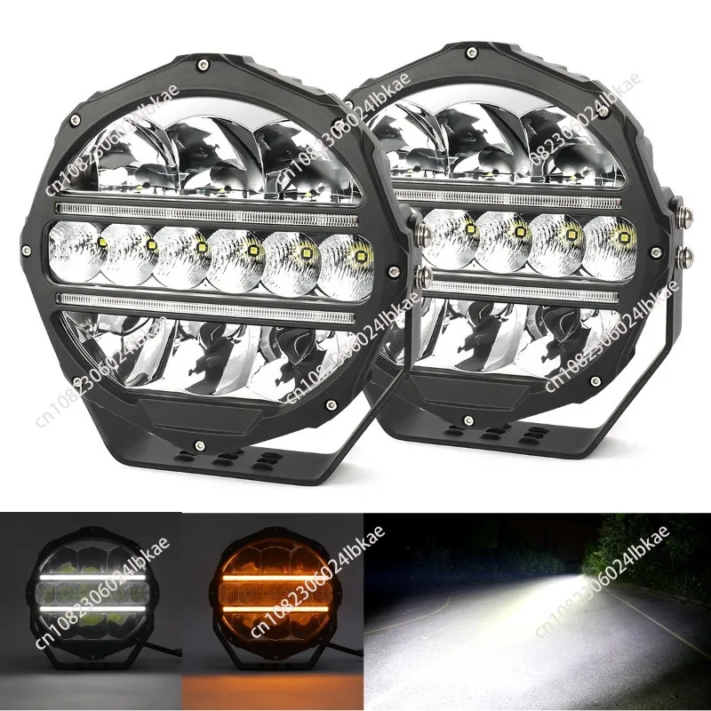 9-Inch anti-glare off-road car LED shooter