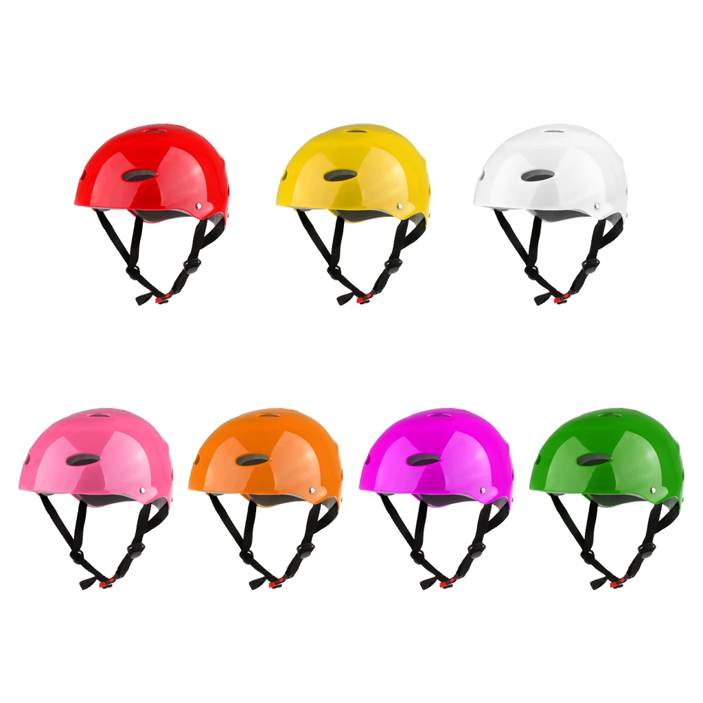Sports Helmet Lightweight ABS Safety Hat with EVA Liner Universal Water Sports Helmet for Boating Kayak Canoe