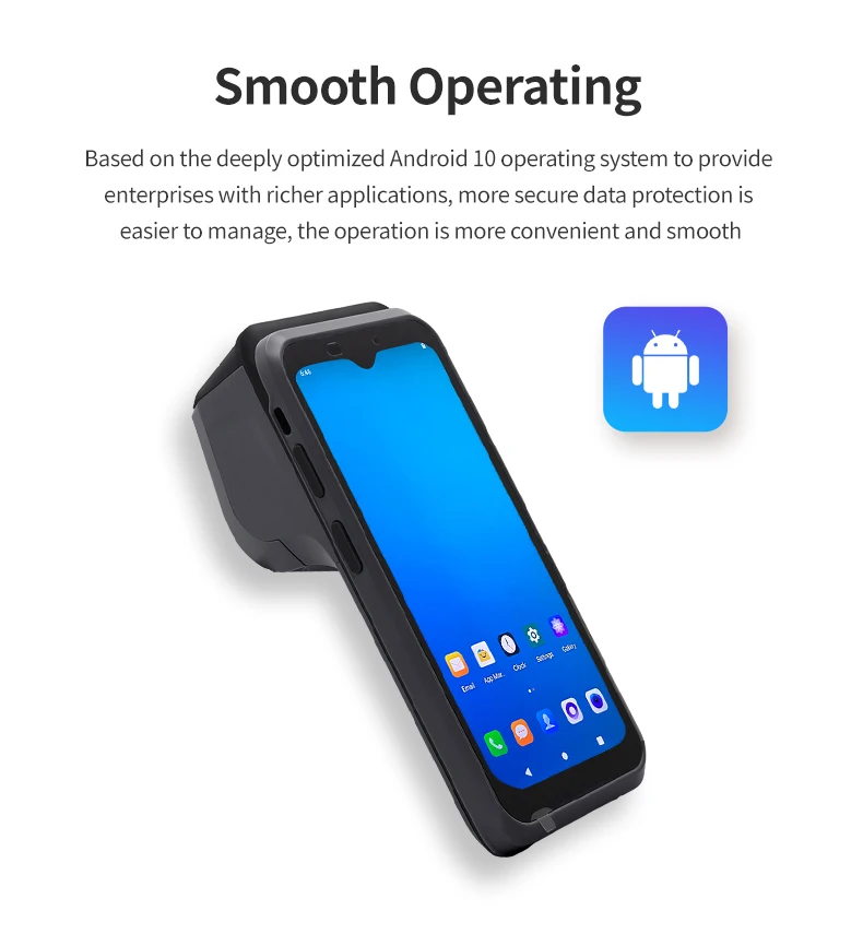 حار بيع المصنع مباشرة بيع يده POS محطة ماكينة تسجيل المدفوعات النقدية أندرويد POS آلة