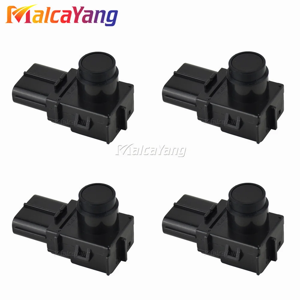 4PCS New 89341-50060 188300-3481 Parking PDC Ultrasonic for Lexus LS460 LS600 2006-2008 Black Color