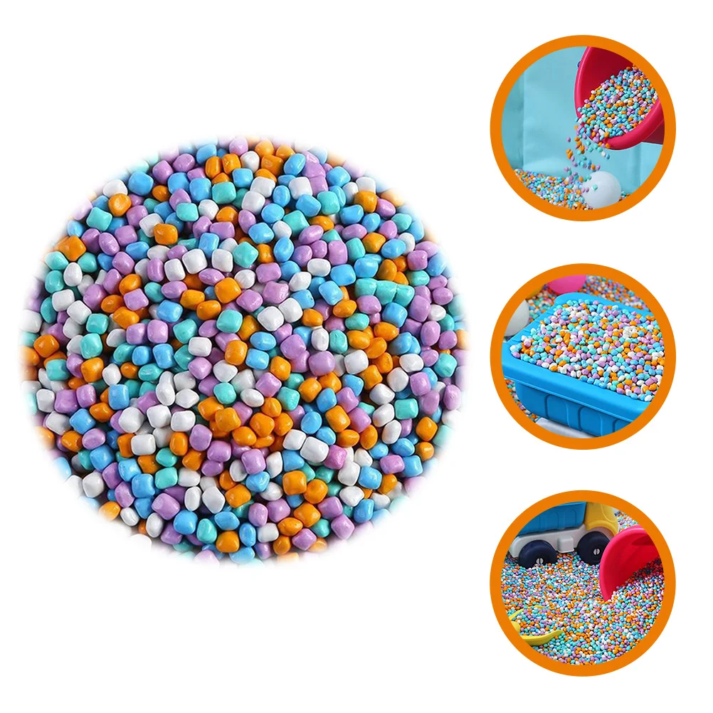 Colored Stone Sand Child Children’s Toys Kids Playing Plastic Playhouse Crafts DIY Material