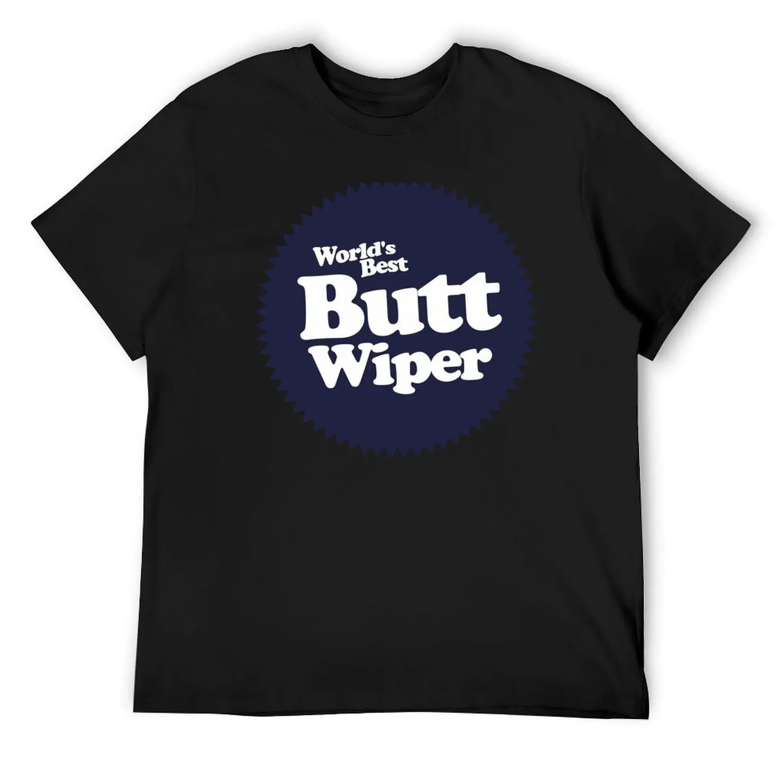 Worlds Best Butt Wiper T-Shirt anime t shirts vintage anime shirt mens designer clothes