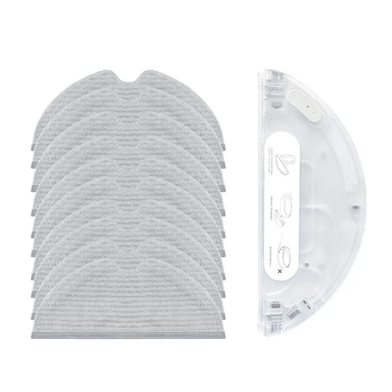 Kit de pièces de rechange pour Xiaomi Dreame L10 / L10 Pro / D9 / D9 Pro / D9 Max/2C, serpillière à eau précieuse, chiffon de gril, accessoires de remplacement