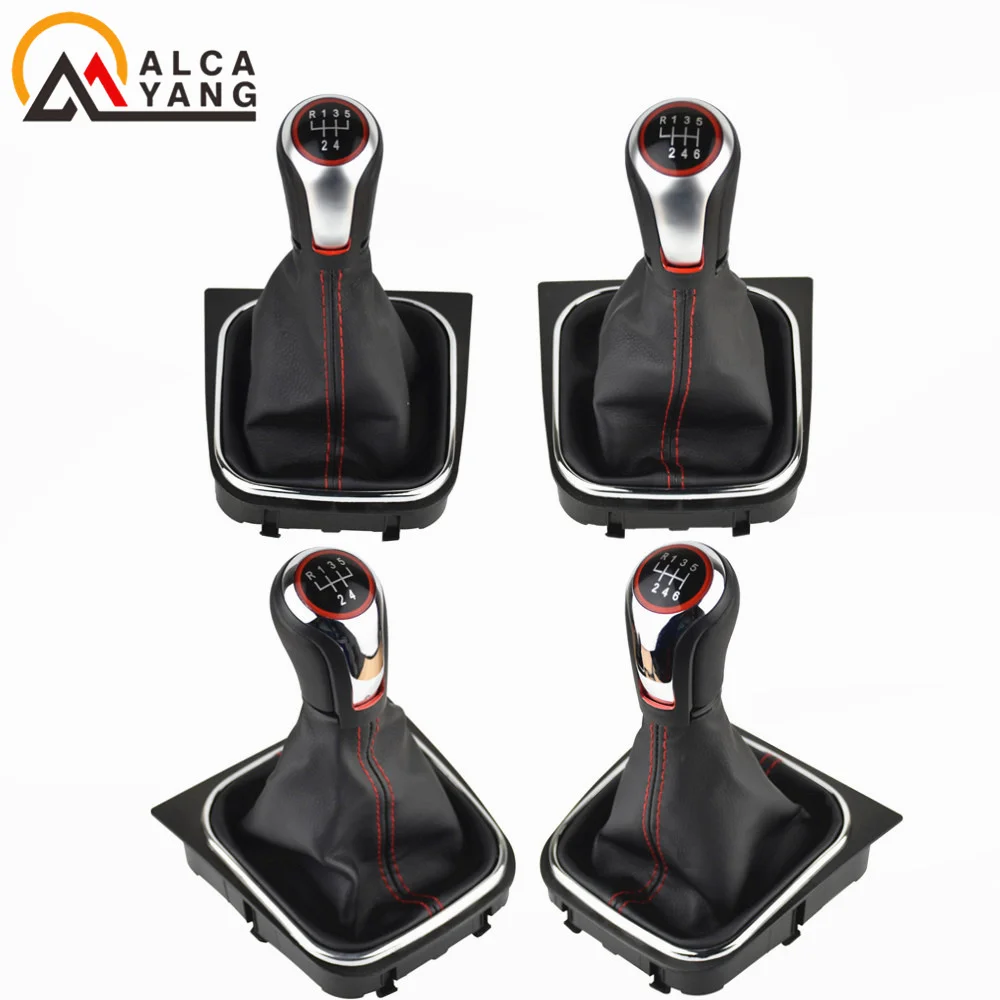 5 Speed 6 Speed Car For Volkswagen GOLF 6 VI MK6 Jetta 5 Golf 5 V MK5 Gear Shift Knob Lever Hand Ball Make Your Car Elegant