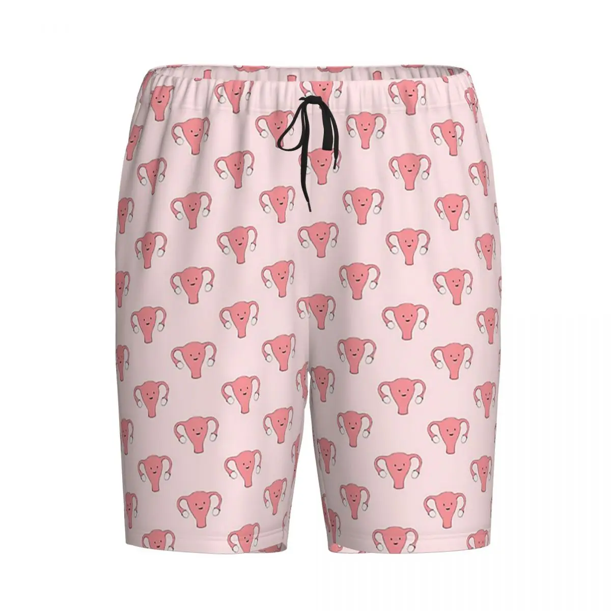 

Серия Custom Uterus - Шорты Happy Womb Day, пижамные штаны, мужские пижамные штаны, брюки для сна и отдыха, нижняя часть пижамы