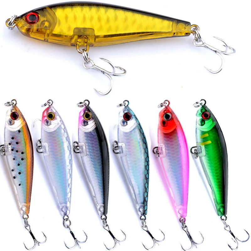 

7 шт. 8 # Японская тонущая приманка-карандаш Aokin Hook с лазерной отделкой, 7 см/7,8 г. Искусственная приманка для дальнего заброса в пресной воде.