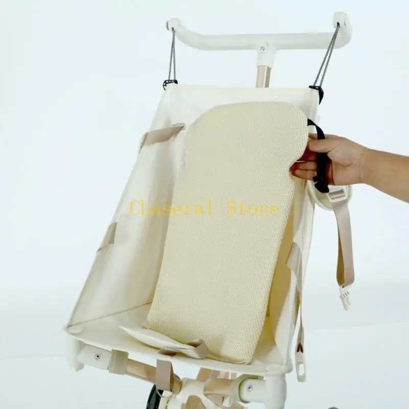 E7CE Baby Carriage Back Support Board Infantas Criança Pocket Back Painel Back Painel para viagem compras e viagens