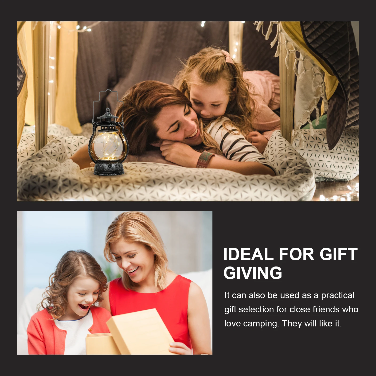 

Vintage LED Camping Lantern Portable Tent Light for Outdoor Hiking Emergency Use Reliable Multi-Function Lamp Camping Lantern