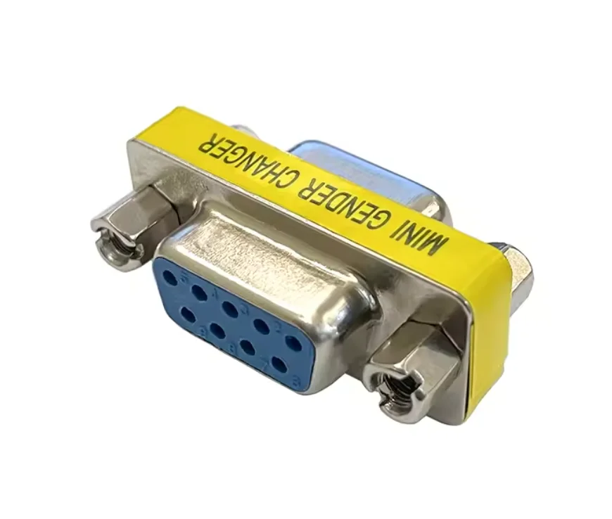 DB9 9Pin Male to Male/Female to Female/Male to Female Mini Gender Changer Adapter RS232 Serial plug Com Connector