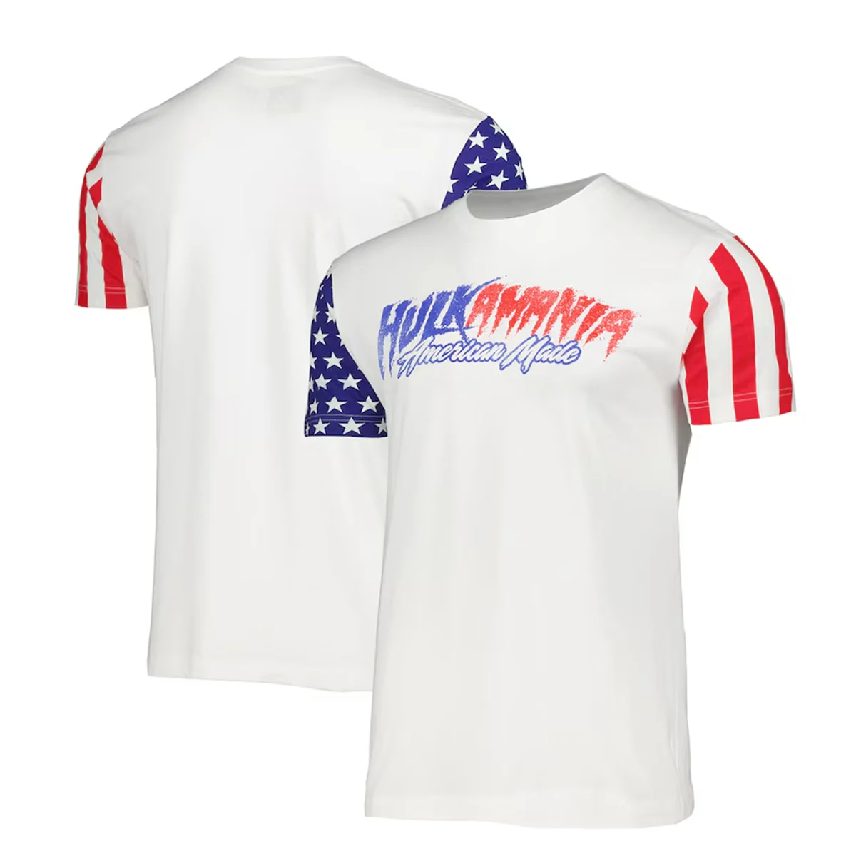 

Clash of Fury & Culture! ‘Hulkamania × National Flag’ Themed Tee— Stylish Pick emembering the Legend ，2025 Summer!
