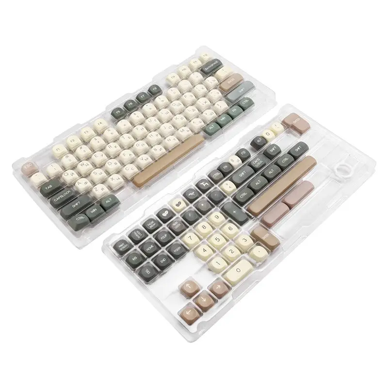 

Колпачки для клавиш PBT, подходящие для ноутбуков, ПК, игр и офиса, с термосублимационной печатью - AEF7