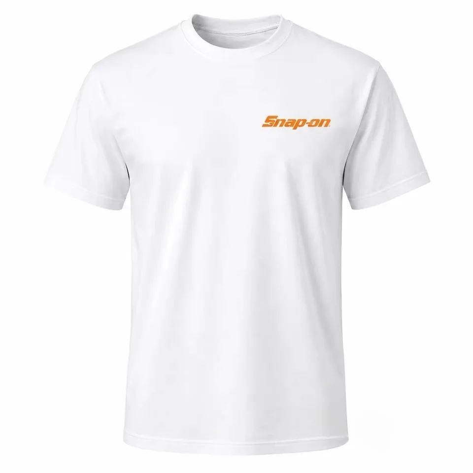 White Snap on Tools Automotive Repair Tool Brand Graphic T-Shirt Cotton Men Women Streetwear Tee