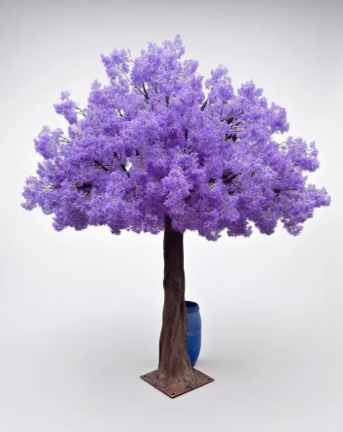 Artificial Lilac Tree Purple White Pink  Flower Tree for Wedding Hotel Mall Lobby Courtyard Garden Event Landscape Decoration
