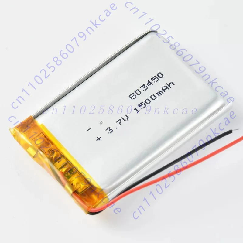 Polymer lithium-ion battery 803450-1500mah 3.7V new A product belt board line