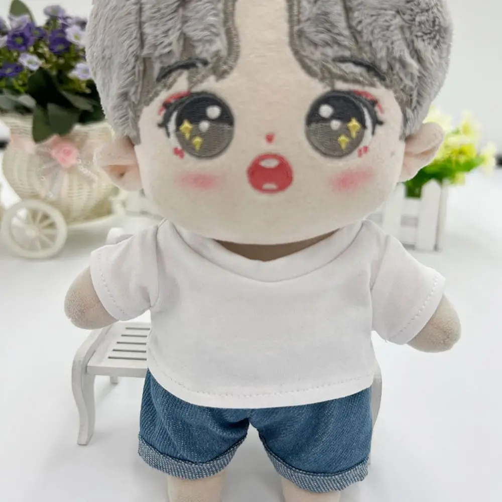 Creative 20cm Jeans Pants Blue Black Fashion Clothes Change Dressing Game Photo Props Miniature Trousers Cotton
