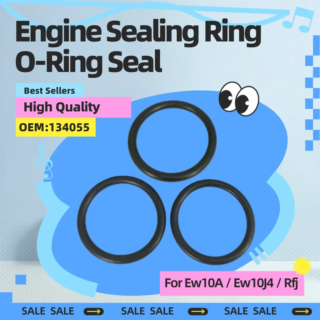 

Уплотнительное кольцо, прокладка охлаждающей водопроводной трубы двигателя автомобиля 134055, новые аксессуары, 3 шт. для двигателя EW10A EW10J4 EW12J4 EW7J4 RFJ