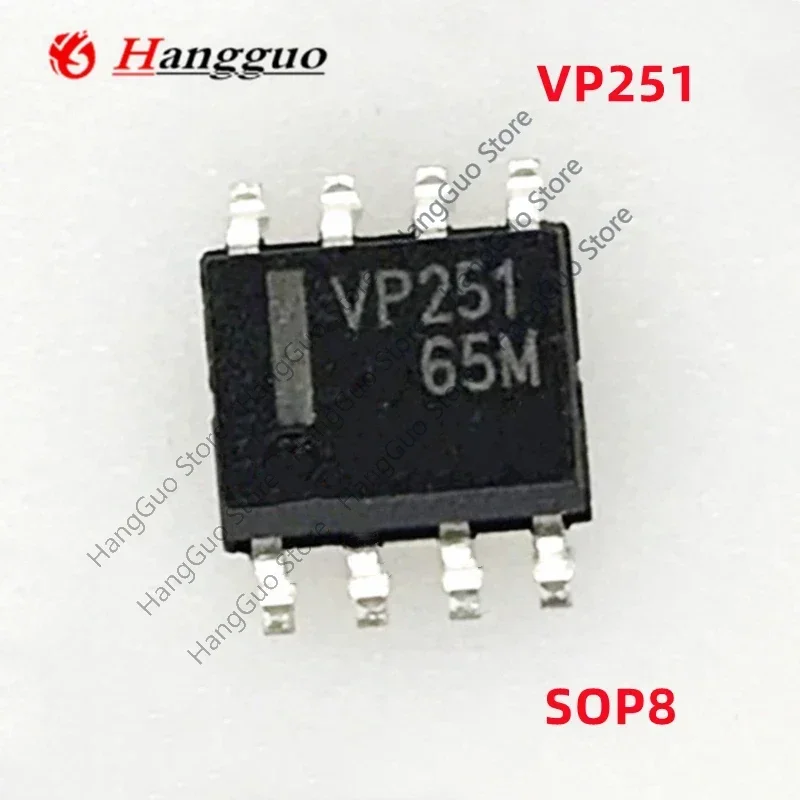 10PCS/LOT Original and brand new   VP251 SOP8 SN65HVD251DR  Driver Chip