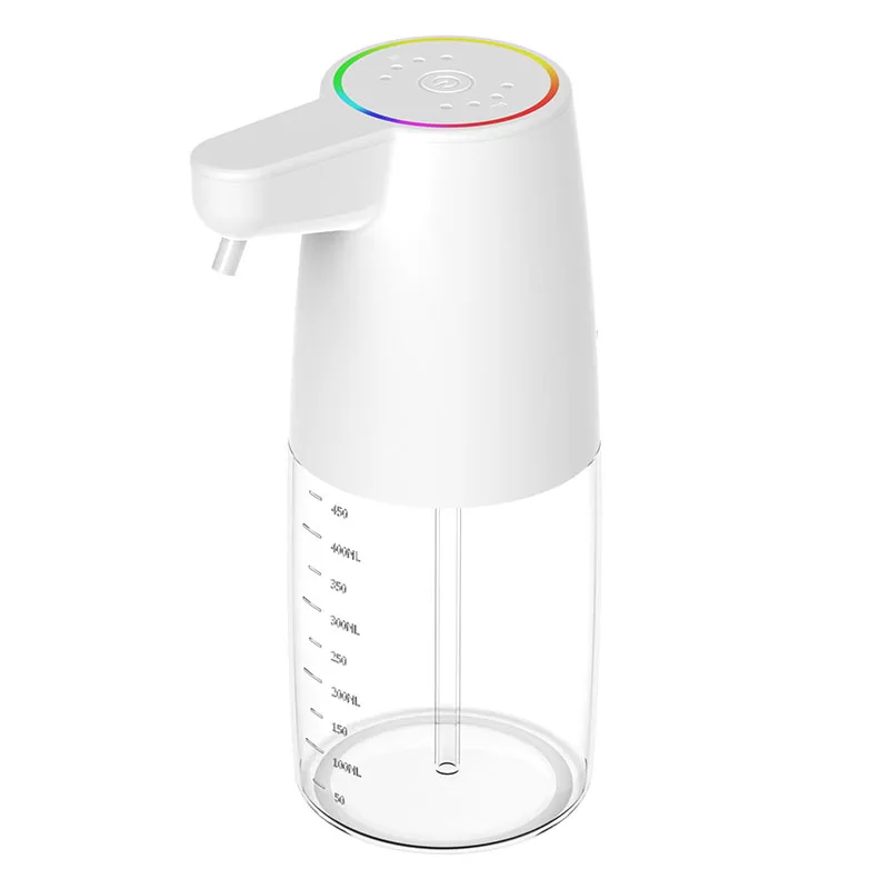 450mL Automatic Foam Soap Dispenser Touchless Smart Hand Sanitizer Machine With USB Charging Self-cleaning Mode For Bathroom