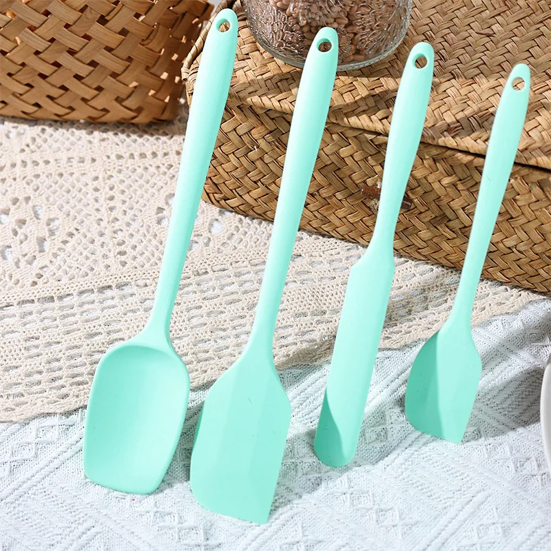 

Kitchen Silicone Spatula Set, 600ºF High Heat Flex Silicone Scraper with Nonslip Handle for Cooking Mixing Baking Serving Stirri
