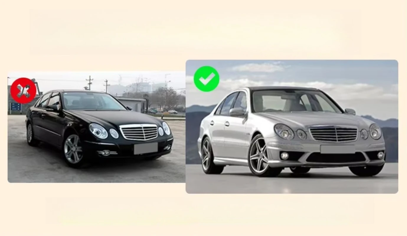 Performance Conversion Bumper Kit for E-Class W213 2016-2023 W214 2024+ C-Class W206 2022+ New