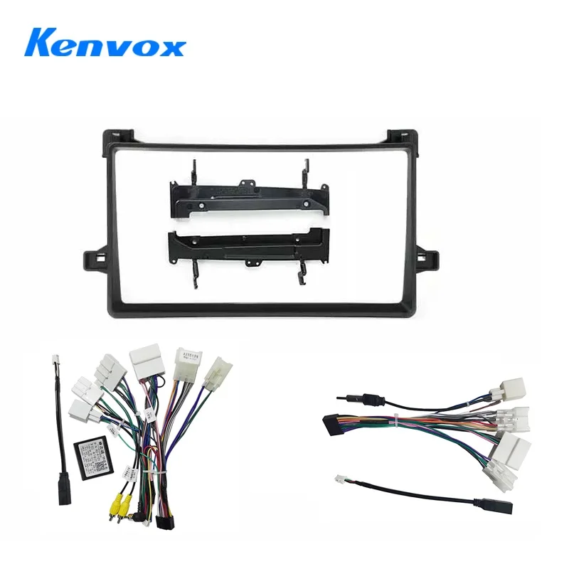 Android Car radio fasica frame Canbus Box Decoder For Toyota Prius xw50 2016 2din stereo panel wire Harness Plug Power