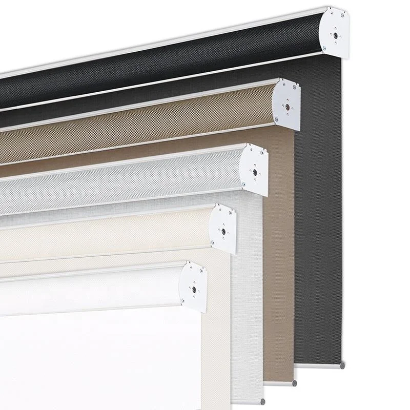 Factory Direct Sale Blackout UV Privacy Protection Thermal Insulation Manual Cordless Roller Blinds For Bedroom