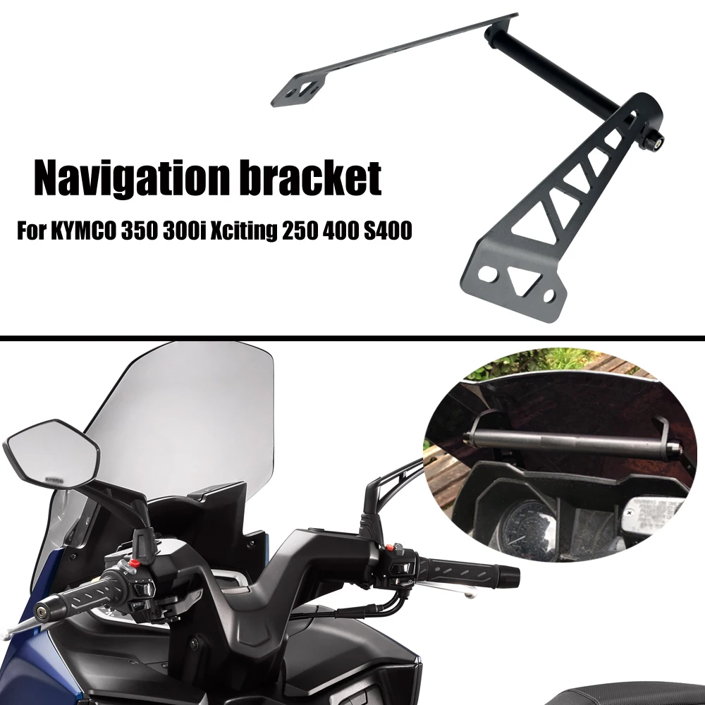 USB Charger Phone Holder Stand Bracket for KYMCO Down Town 350 300i Xciting 250 400 s400 Motorcycle GPS Navigation Plate