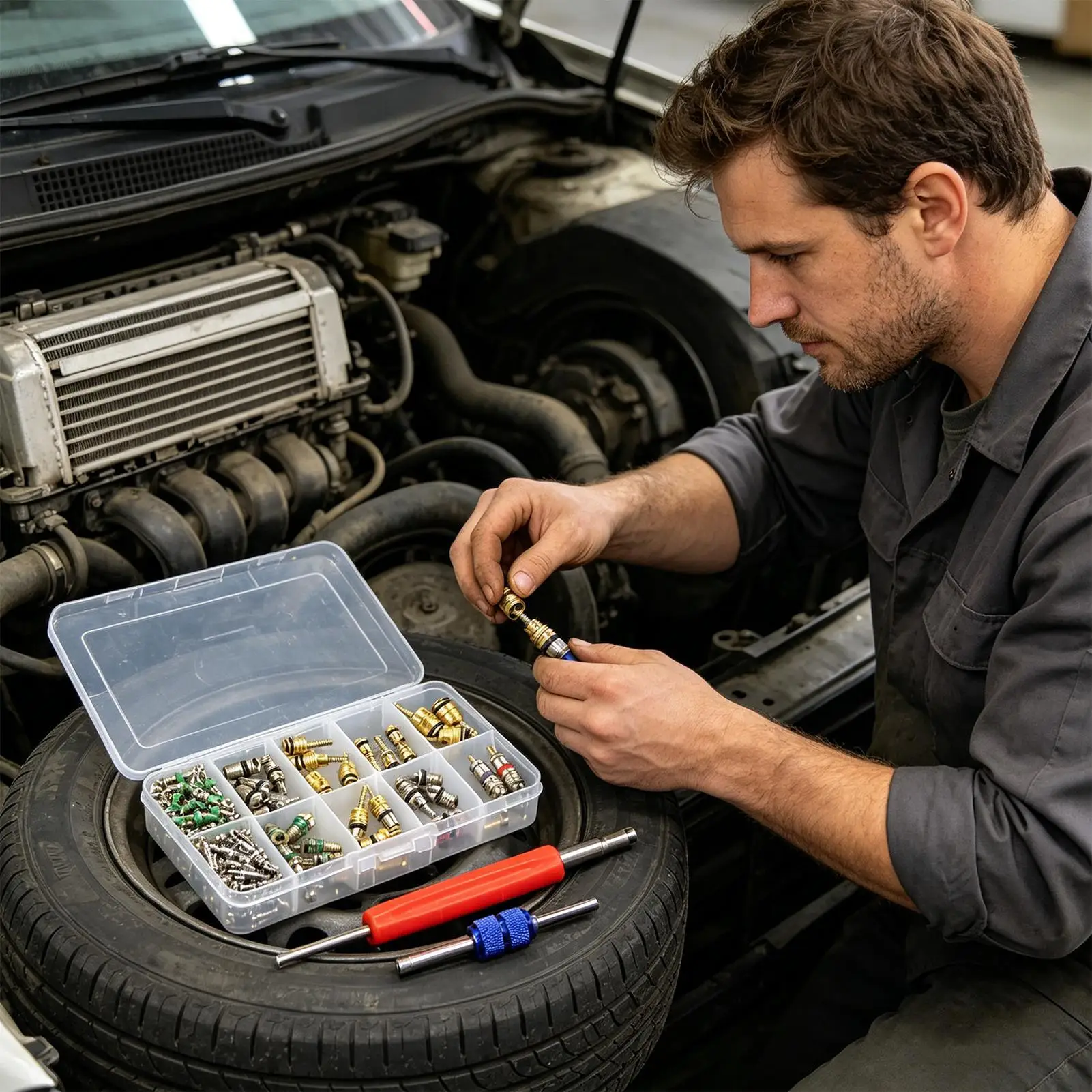 

Ac Valve Core Tool Leakproof Automotive Accessories Car Ac Valve Stem Core Removal Tool For Mechanics Drivers Technicians Repair