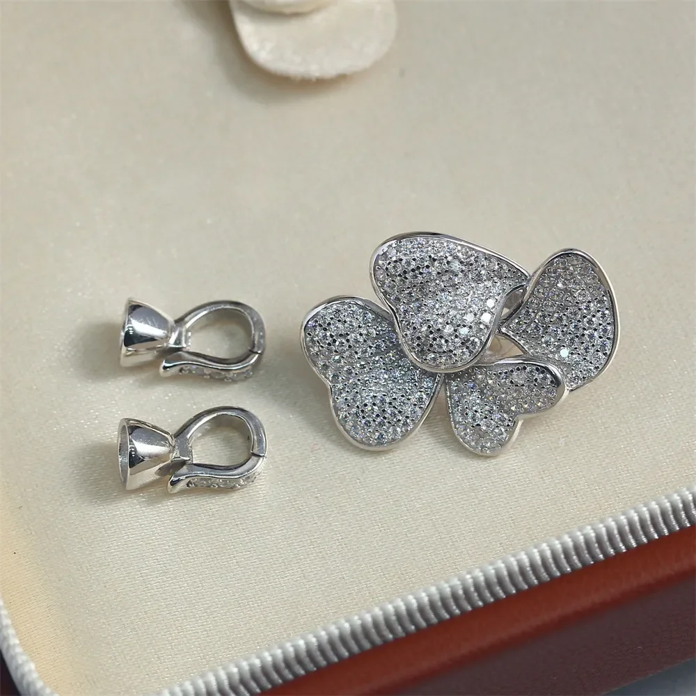 

S925 Sterling Silver Jewelry Clasp for DIY Necklace Bracelet Jewelry Findings Connector Hook 925 Silver Clasps Crafting Supplies