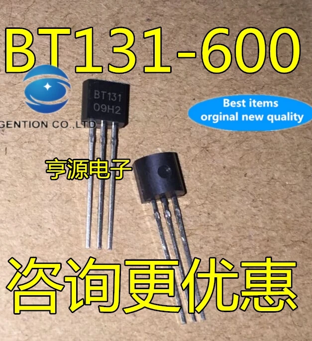 

10 шт. BT131 BT131-600 TO-92 1A/600 В в наличии 100% новые и оригинальные