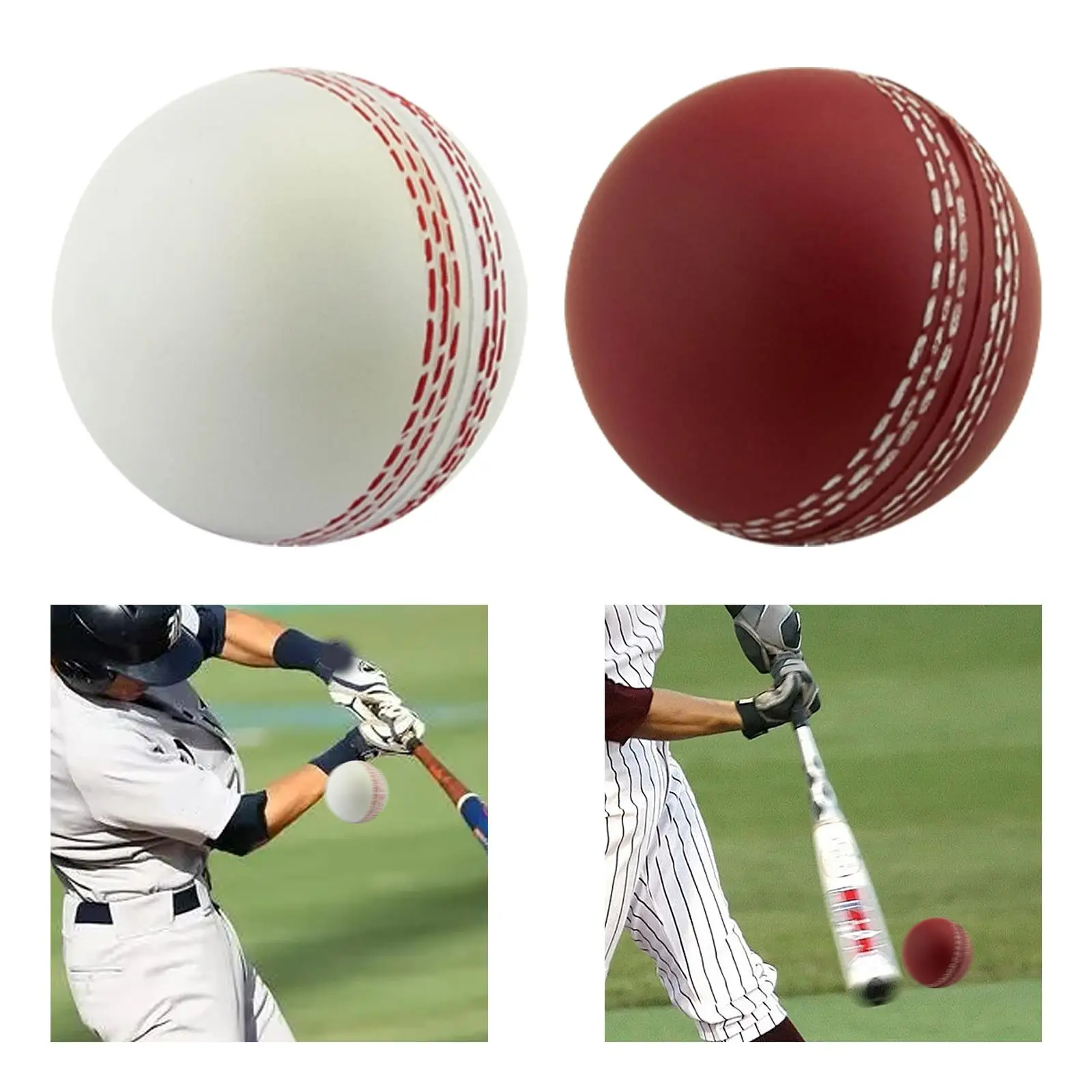 

Soft Cricket Ball Novelty Toy for Kids Bouncy Ball for Outdoor Beach Summer