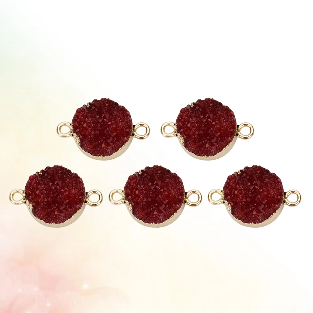 

5 Pcs Resin Pendant Charm for Bracelet Necklace DIY Jewelry Making Handmade Crafts Gift Accessories Beads Chain Decorations