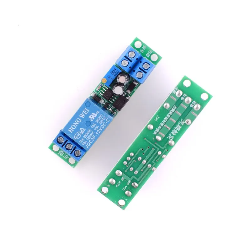 12V Time Delay Relay Module Car Start Delay Switch with Optocoupler Signal Trigger Time Adjustable