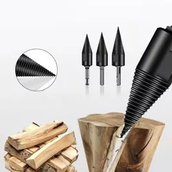 32/42/50mm Wood Drill Bit Twist Firewood Splitting Drill Bit Wood Splitter Screw Cones Bit Square Round Drill Bits For Wood