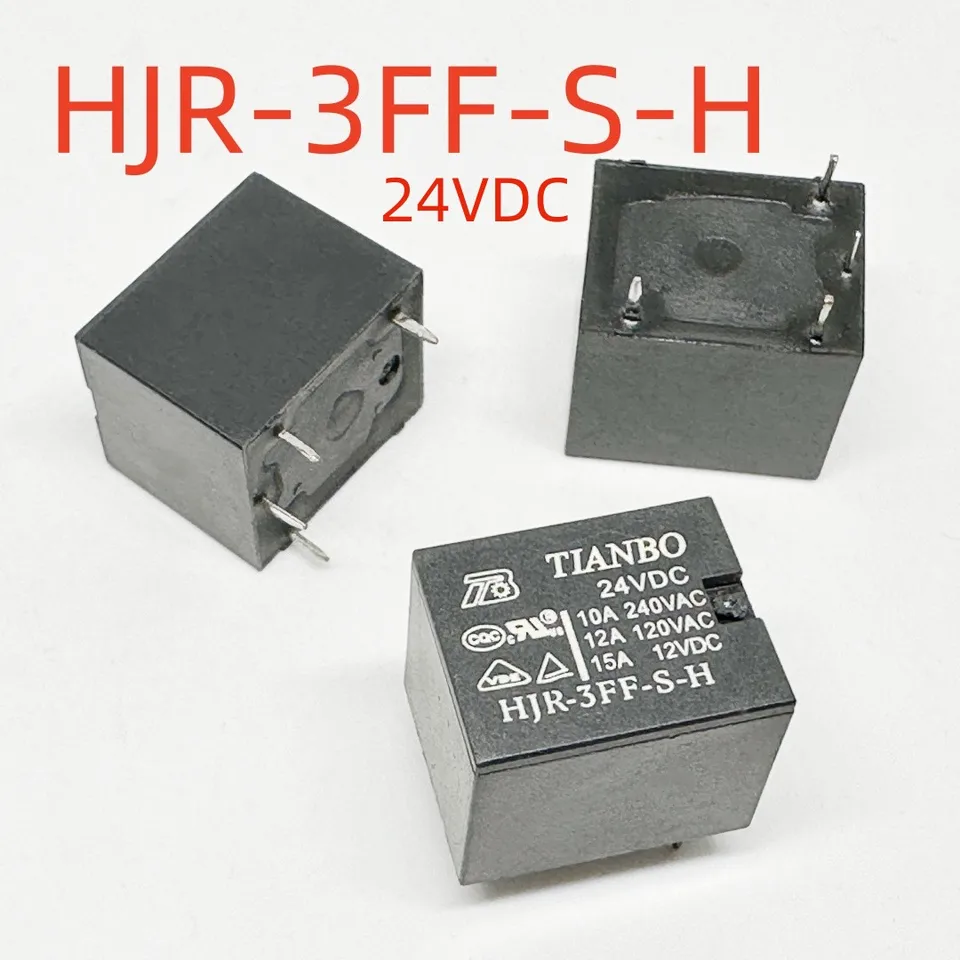 Produktbild von HJR-3FF-S-HF 24VDC Relais – 4-polig, T73A, 5V/12V/24V/48V Varianten, Kompaktes Leistungsrelais