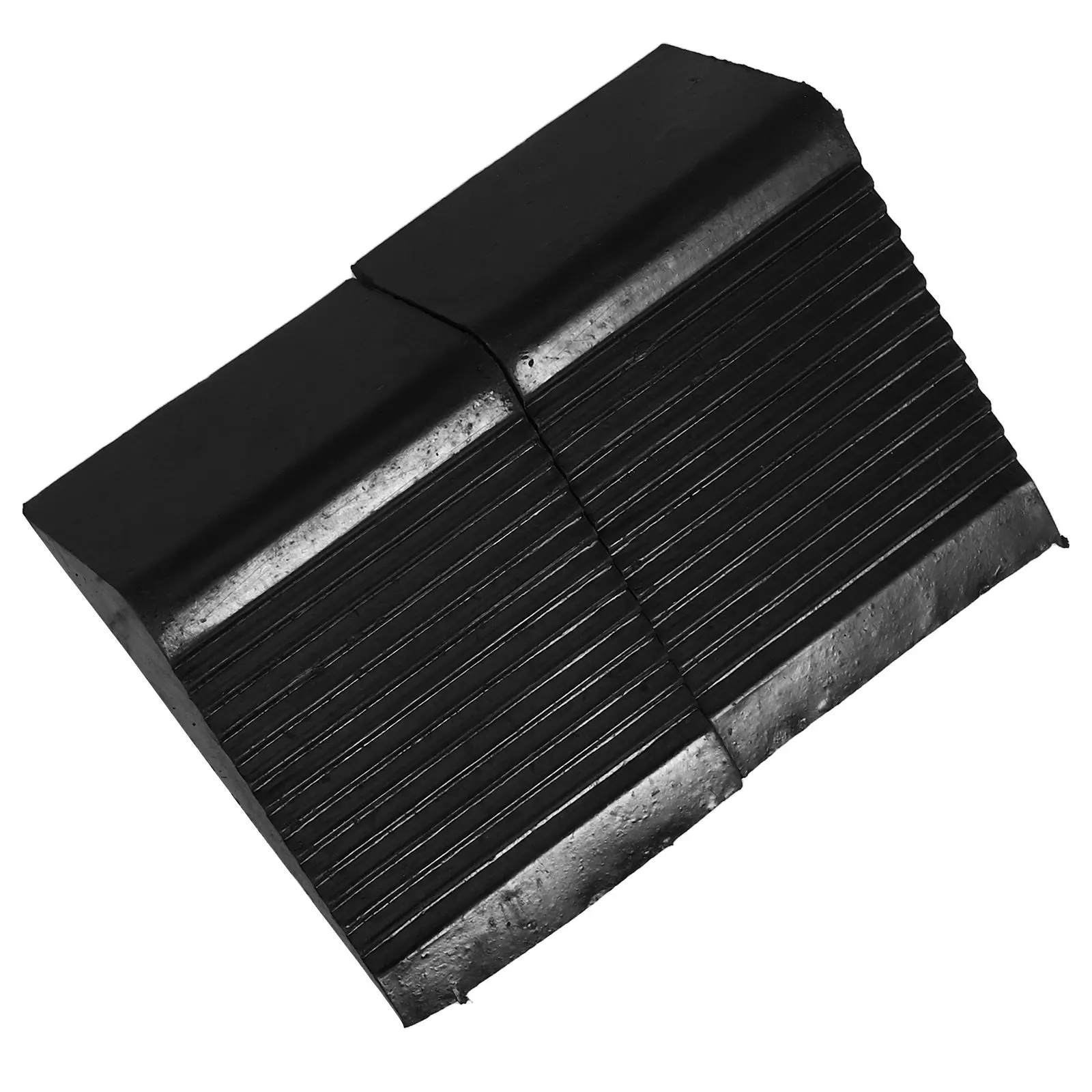 2Pcs Wheel Chocks for Cars Rubber Tire Chocks Anti-Rollback Garage Parking Stops Heavy Duty Vehicle Wheel Blocks for Incline