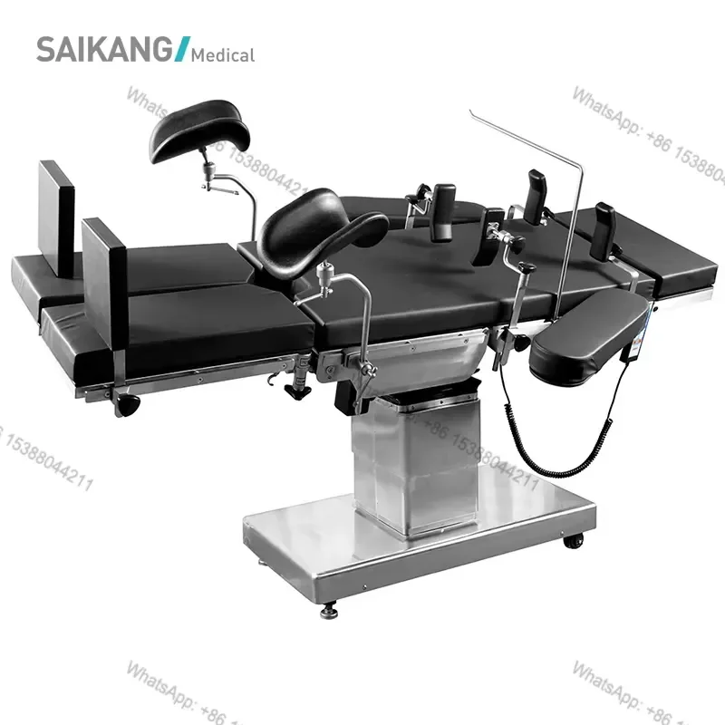 Hot Sale A100-4 Multifunction Adjustable Hospital Stainless Steel Gynecology Delivery Folding Electric Operating