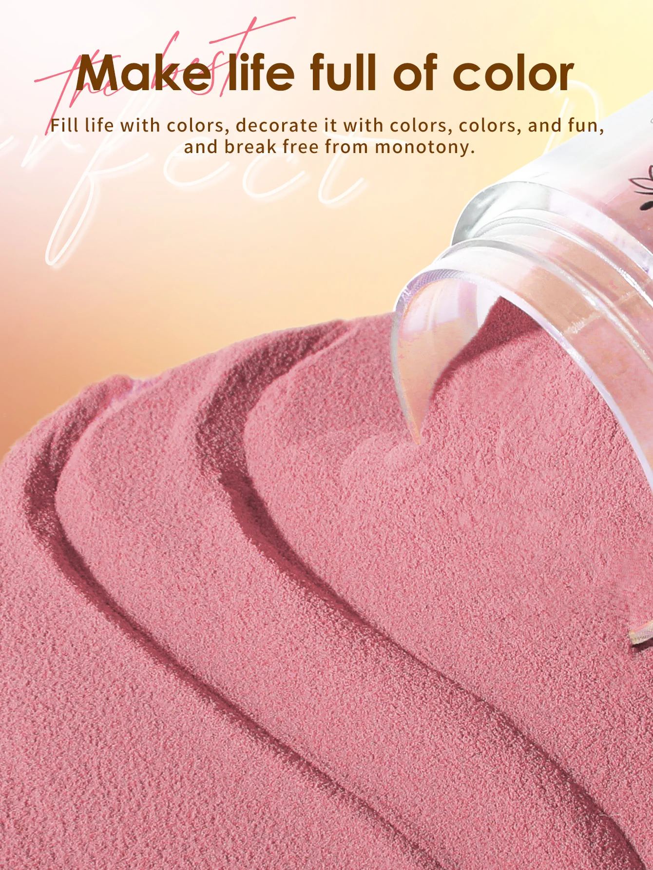 Zestaw CHOSEOS 36 kolorów akrylowych pudrów kryształowych, tworzy manicure salonowego jakości w domu, idealny dla początkujących i profesjonalistów.