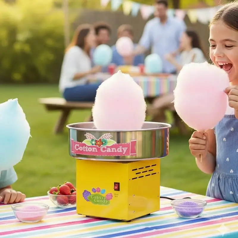 

Commercial Fully Automatic Marshmallow Machine For Business Stalls Cotton Candy Multifunctional Commercial Grade