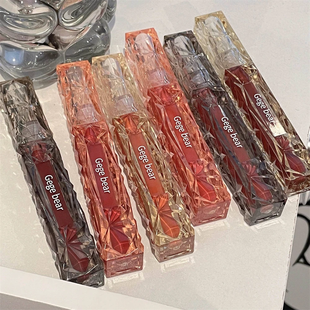 Mirror Lip Gloss Crystal Transparent Cosmetics Glass Lip Glaze Makeup Lipstick Plump Lips Make Up Moisturize