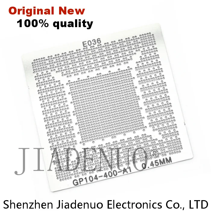 Direct heating 90*90 GTX1060 GTX1070 GTX1070TI GTX1080 GP104-200-A1 N17E-G2-A1 N17E-G3-A1 N17E-G1-A1 GP104-400-A1 0.5MM stencil