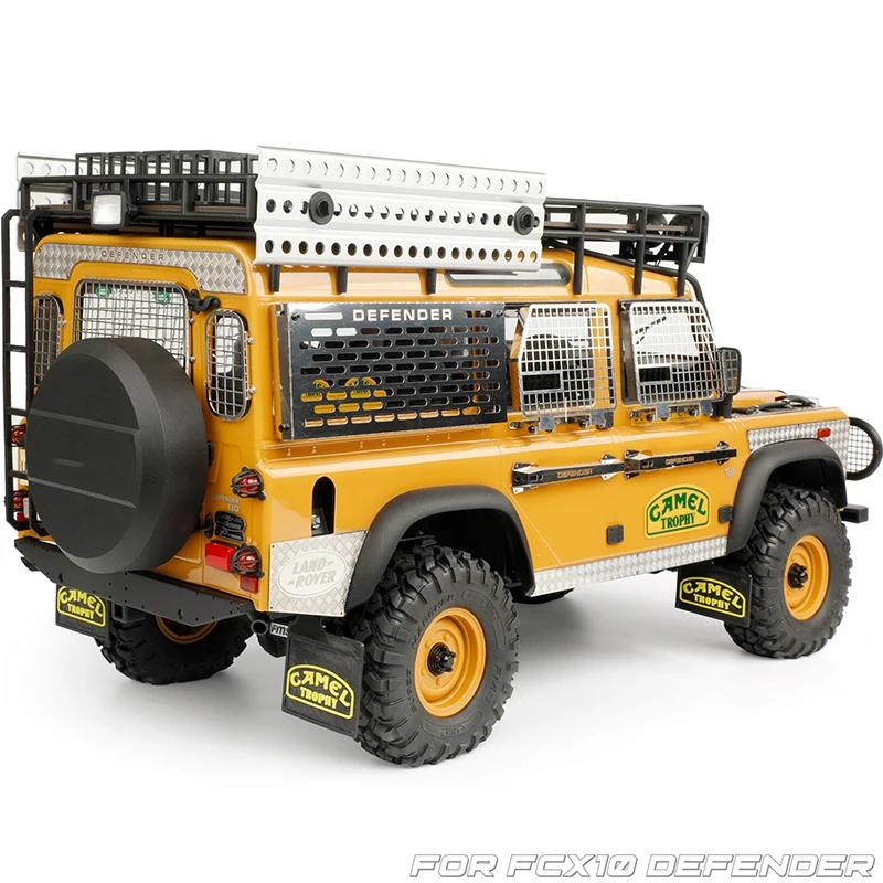 อุปกรณ์เสริมสำหรับรถบังคับวิทยุ 1/10  แผ่นกันโคลน  ฟิล์มกันโคลน  ท่อไอเสีย สำหรับรถบังคับวิทยุ Traxxas TRX4 Defender FCX10