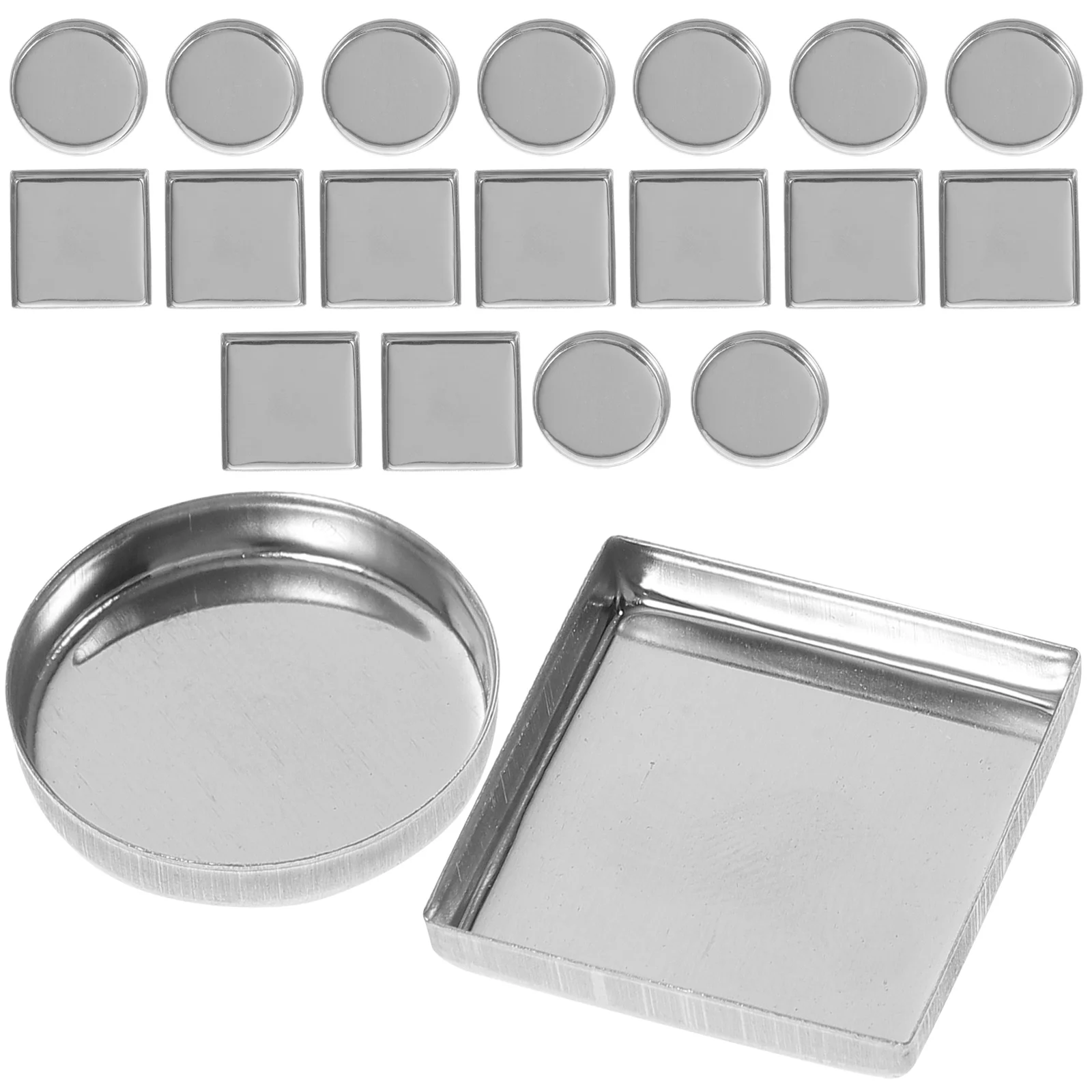 

30pcs Empty Eyeshadow Metal Pan Makeup Palette Metal Pan Accessory